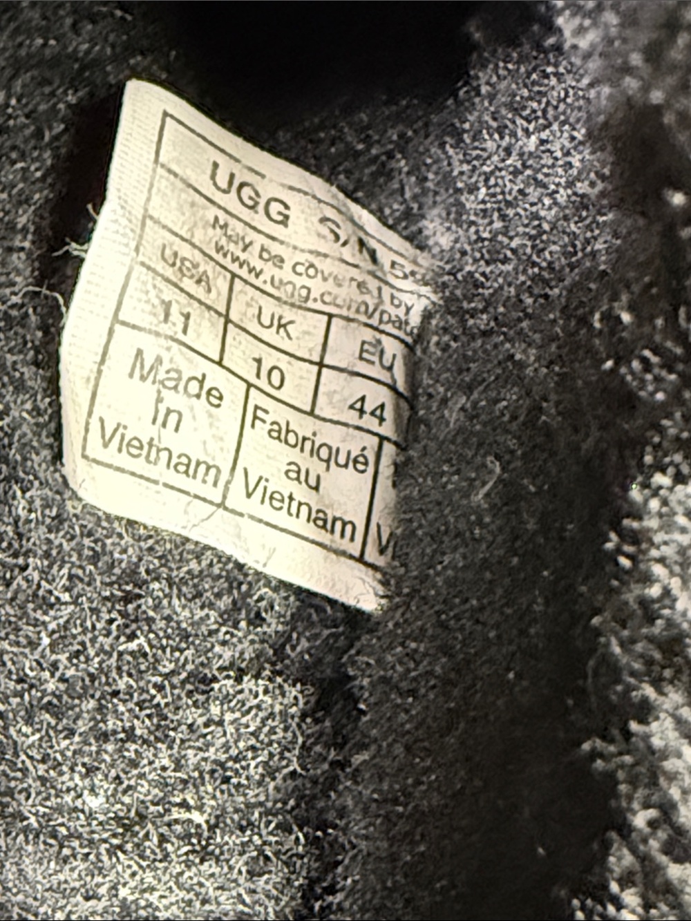 UGG Black Suede Men’s Slip-On Moccasin - Picture 9 of 9